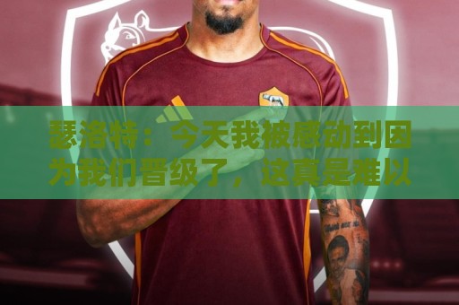 瑟洛特：今天我被感动到因为我们晋级了，这真是难以置信的美好