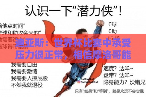 迪亚斯：世界杯比赛中承受压力很正常，相信摩洛哥能取得好成绩