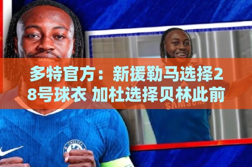 多特官方:新援勒马选择28号球衣 加杜选择贝林此前穿过的22号 多特官方:新援勒马选择28号球衣 加杜选择贝林此前穿过的22号
