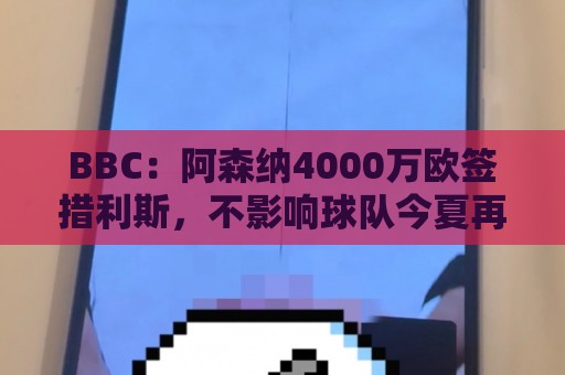 BBC：阿森纳4000万欧签措利斯，不影响球队今夏再买一名重磅前锋