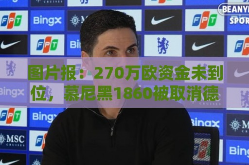 图片报：270万欧资金未到位，慕尼黑1860被取消德丙参赛资格