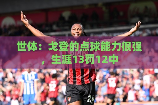 世体：戈登的点球能力很强，生涯13罚12中