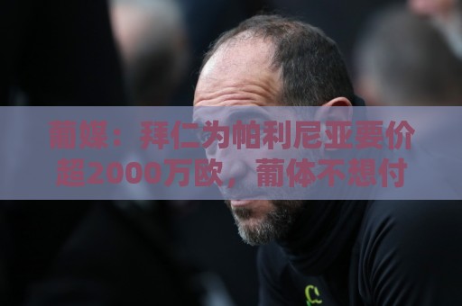 葡媒：拜仁为帕利尼亚要价超2000万欧，葡体不想付超过1500万欧